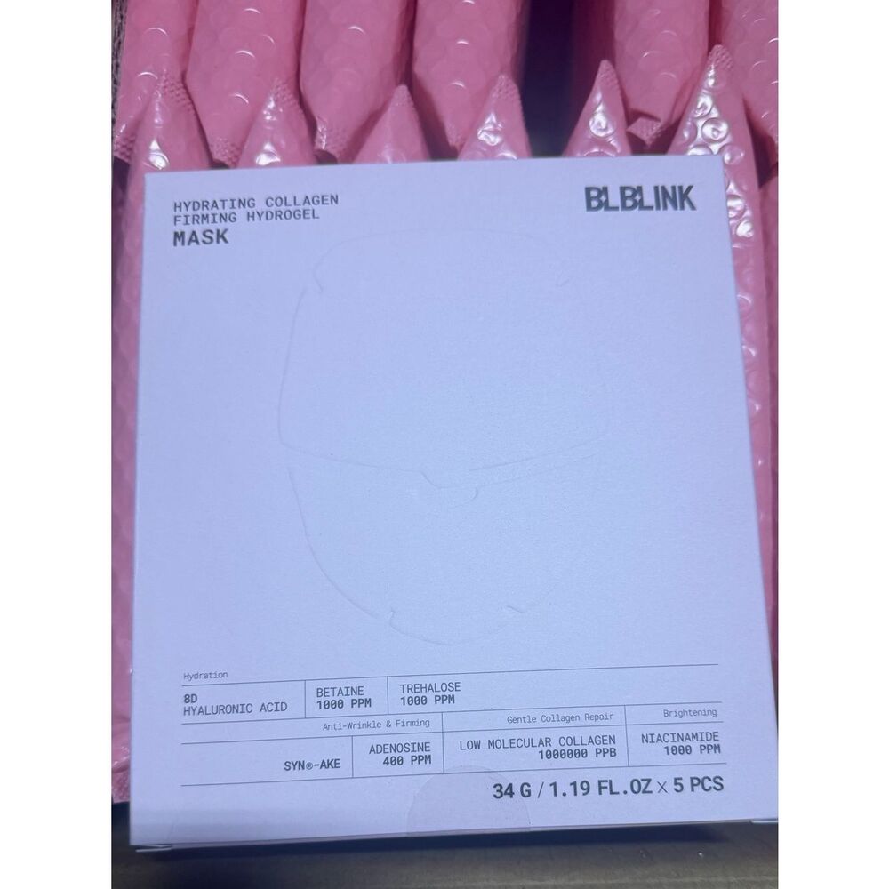 BLBLINK GLASS SKIN Overnight Deep Hydrating Collagen Anti-Wrinkle Box of 5 $53 - Picture 5 of 8